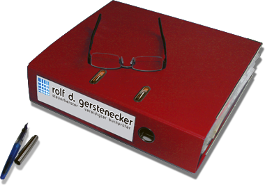 Ordner Steuerbüro Rolf D. Gerstenecker Ordner Steuerbüro Rolf D. Gerstenecker